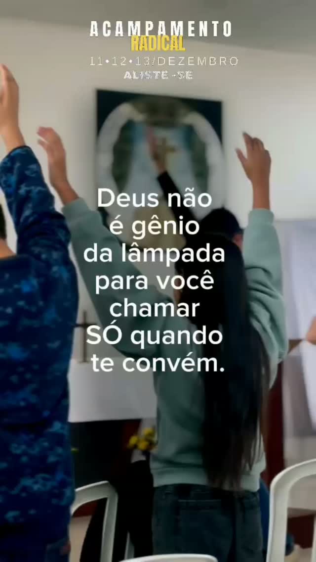 Deus não quer ser lembrado por você apenas quando tudo dá errado. Ele quer fazer parte da sua vida todos os dias.❤️‍🔥

